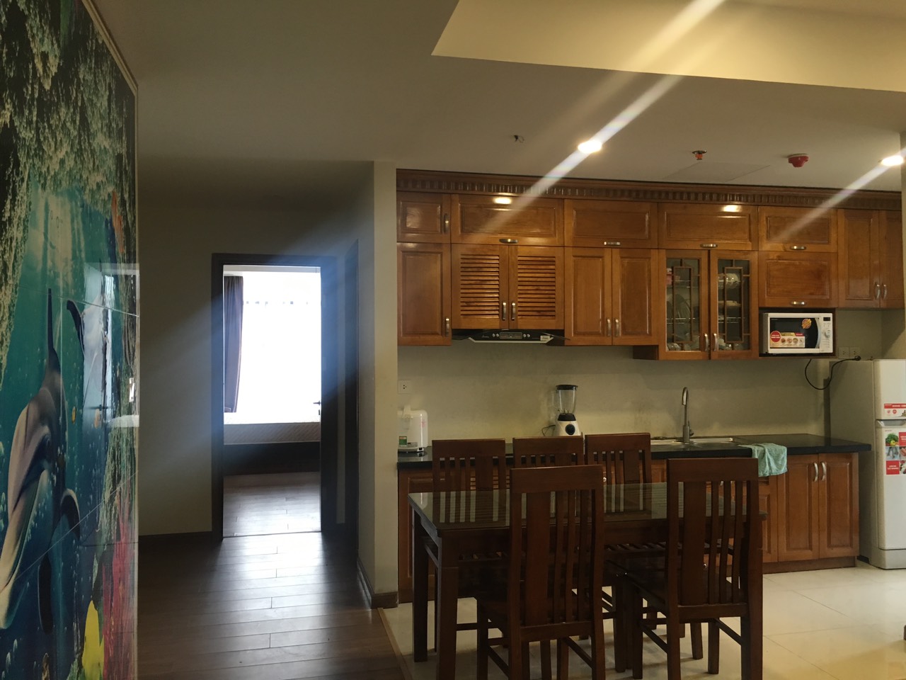 Cho Thuê Căn Hộ Discovery - Mỹ Đình.100m2.2PN.2VS.Giá 12.5tr/1 tháng